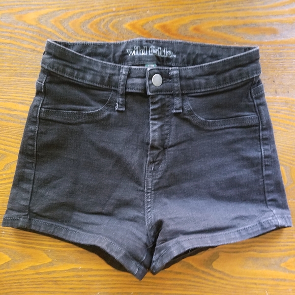 Wild Fable High Rise Jean Shorts Black - Picture 2 of 6